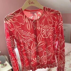 Lilly Pulitzer Pink Cardigan